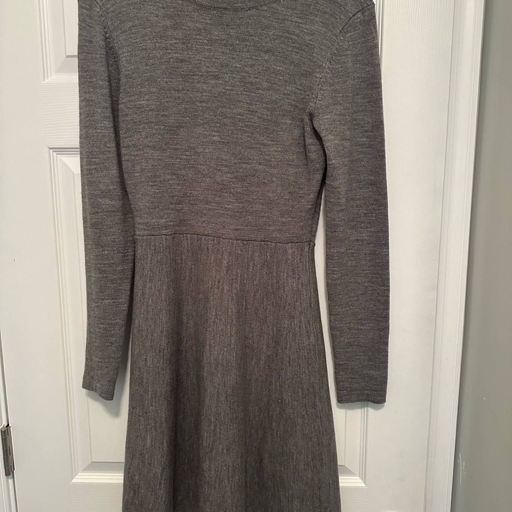 French Connection Charcoal Long Sleeve Dress